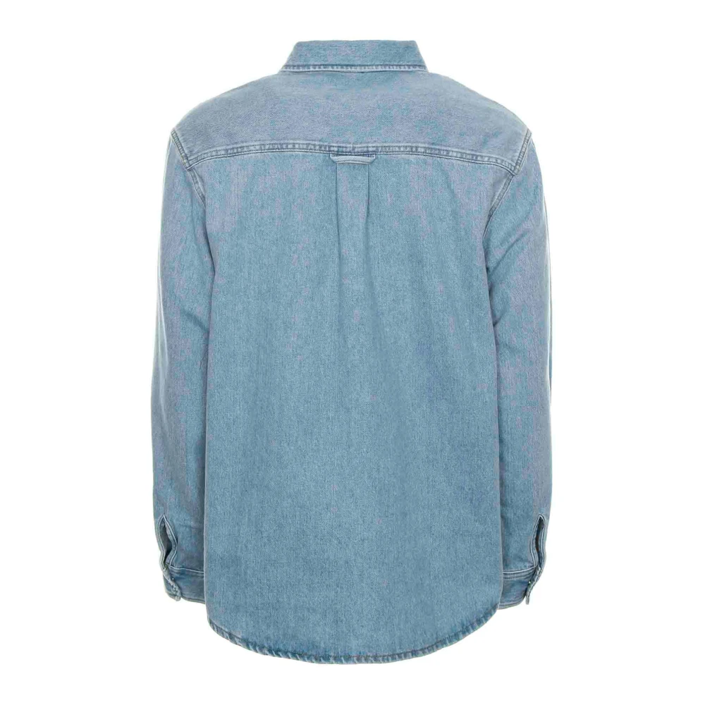 Carhartt WIP Harvey Overshirt Blue Heren
