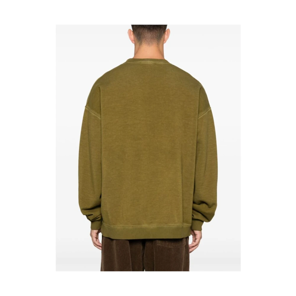 Dsquared2 Groene Sweatshirt met Grafische Print en Ronde Hals Green Heren