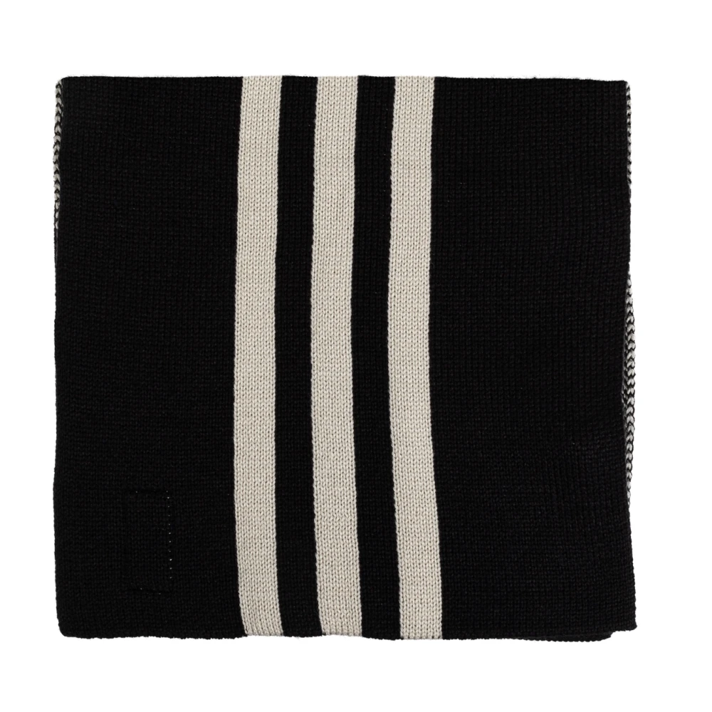 Y-3 Sjaal met logo Black Unisex
