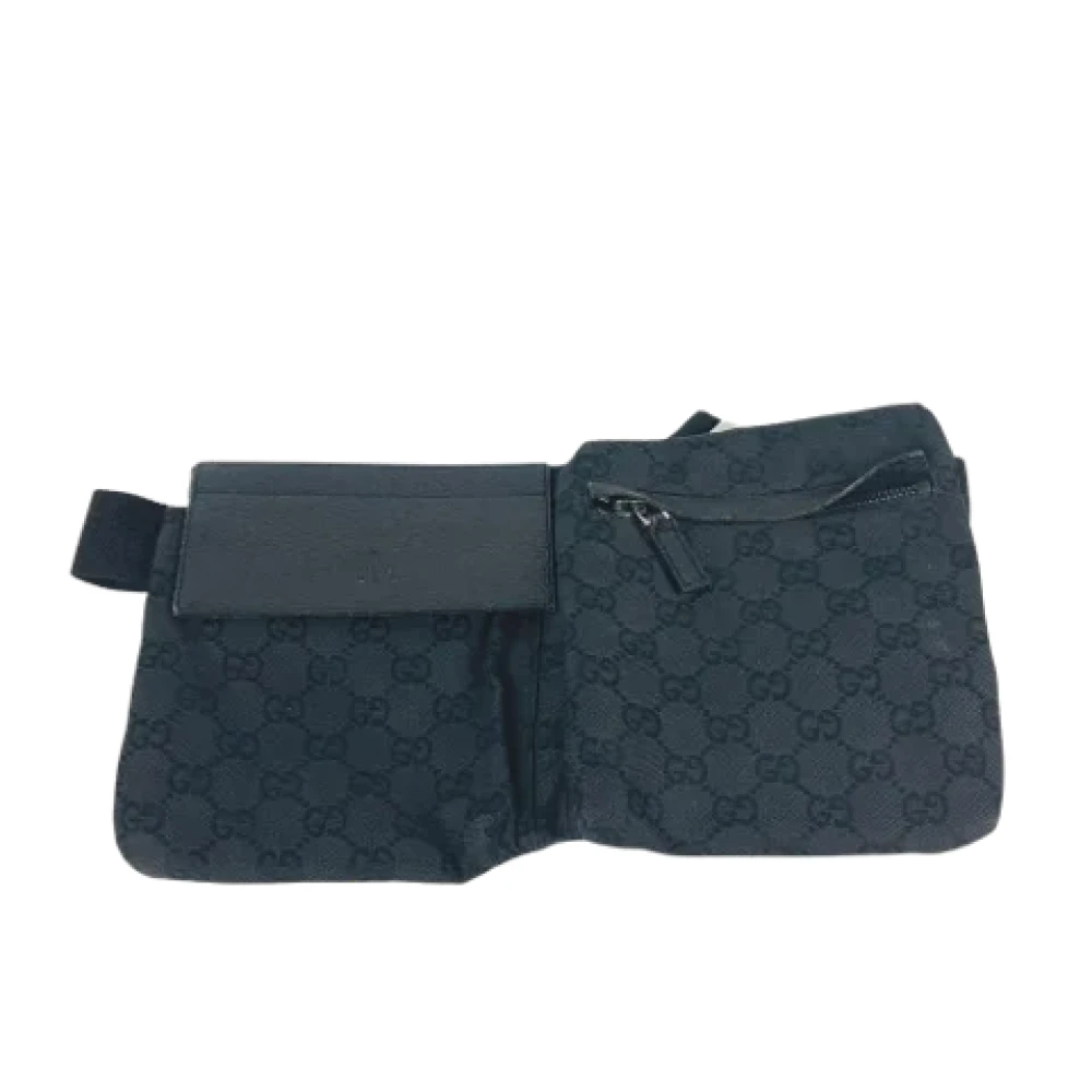 Gucci Vintage Pre-owned Fabric gucci-bags Black Dames