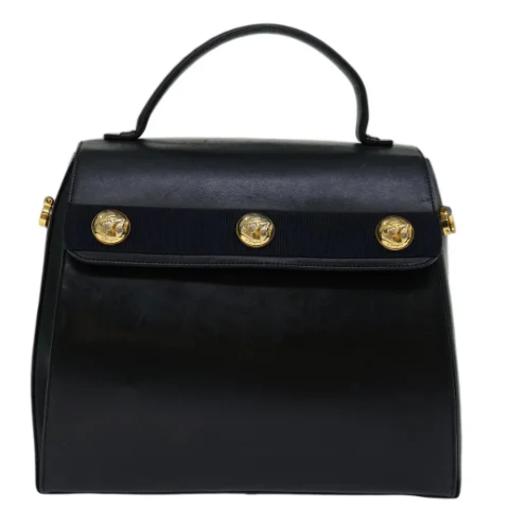 Salvatore Ferragamo Pre-owned Leather handbags Black Dames
