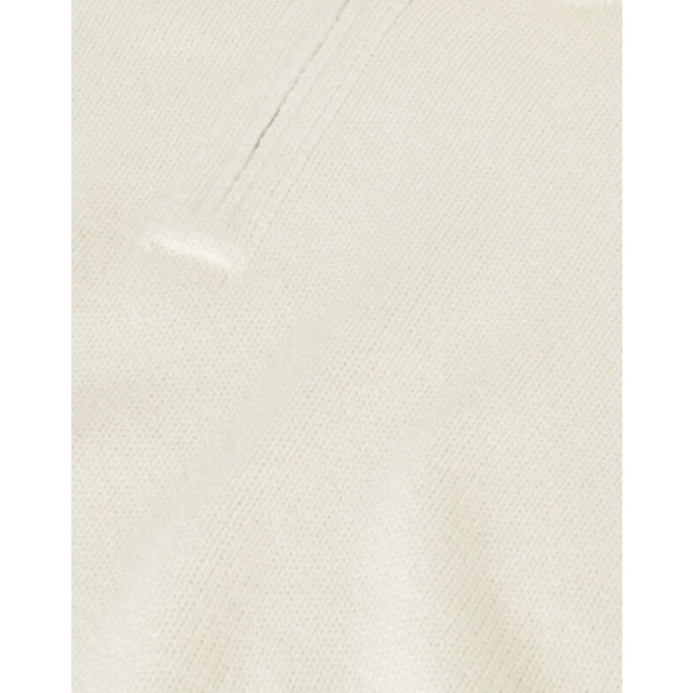 Loro Piana Witte Cashmere Half-Zip Sweater White Dames