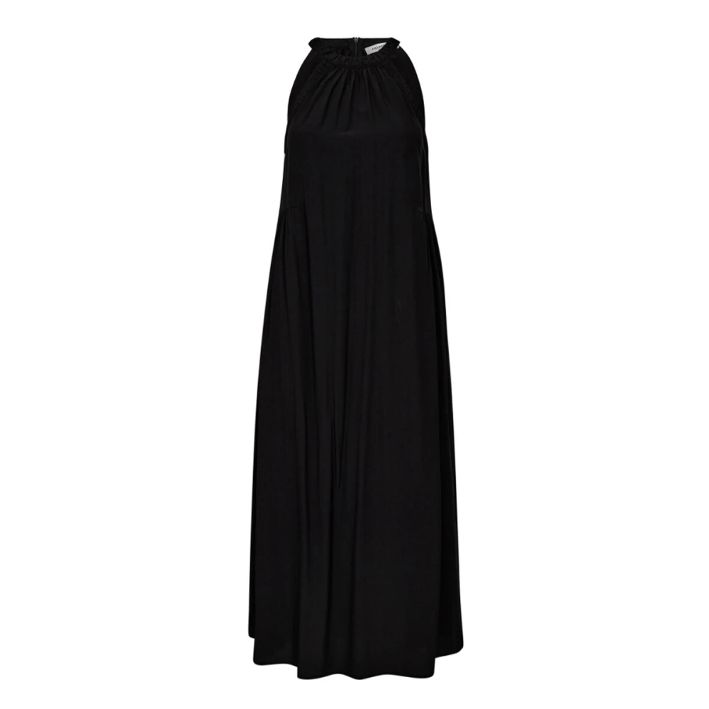 Co'Couture Elegante Halternek Jurk in Zwart Black Dames