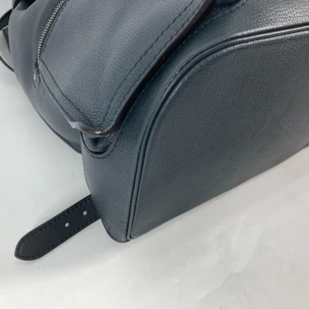 Louis Vuitton Vintage Pre-owned Leather shoulder-bags Blue Heren