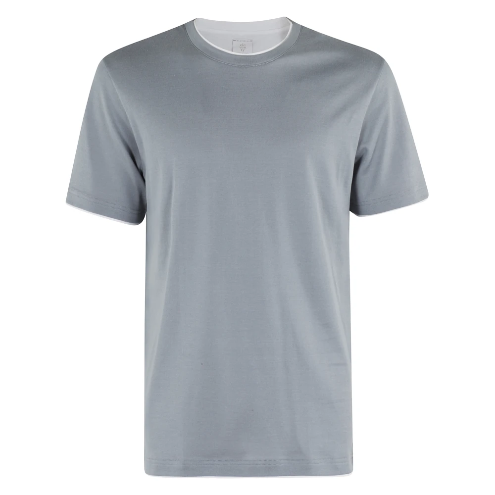 Eleventy - Tops > T-Shirts - Blue - Eleventy - Modalova