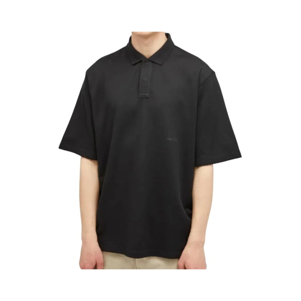 Stone Island Zwarte Ghost Polo Shirt Elegante Stijl Black Heren