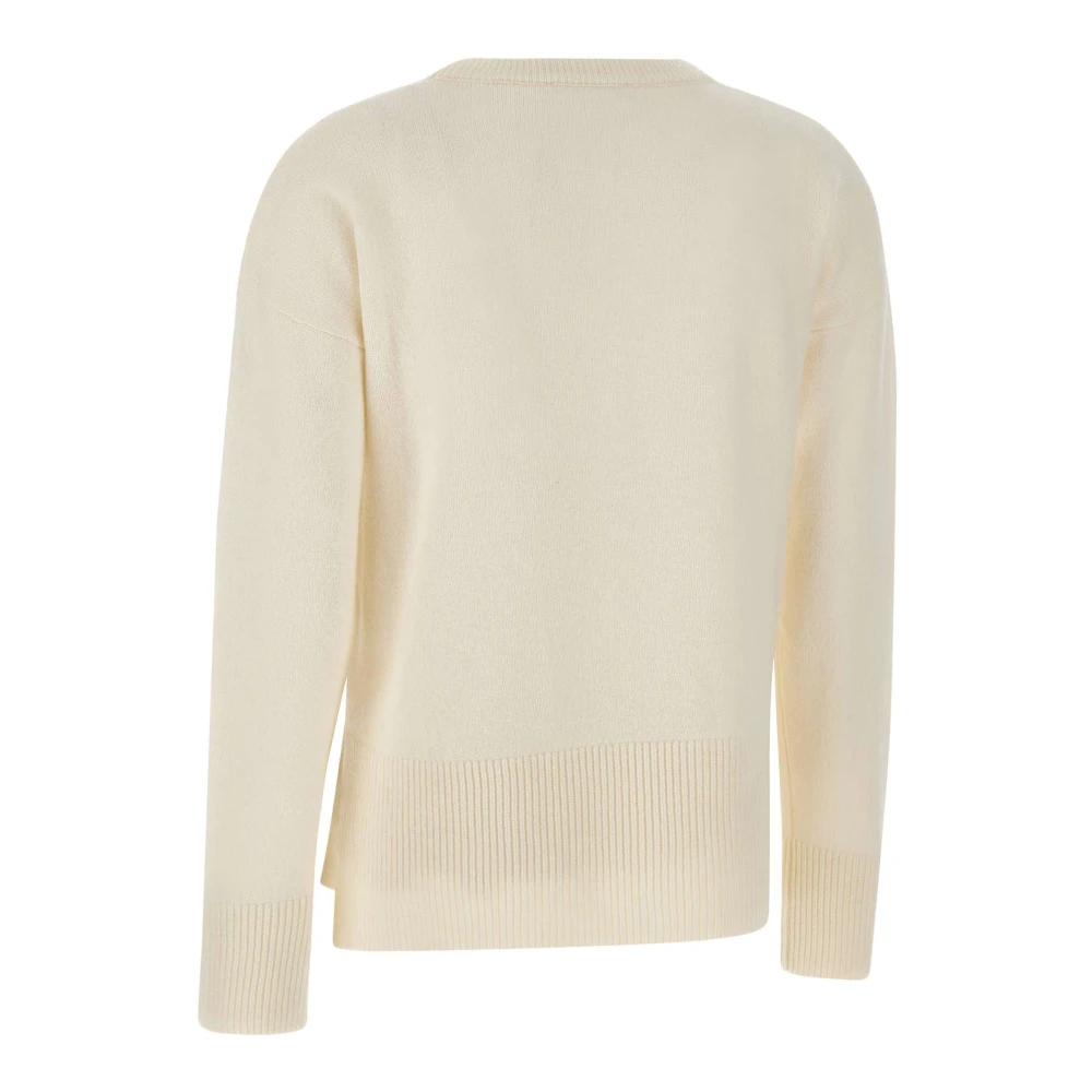 Filippo De Laurentiis Witte Wol Kasjmier Trui White Dames