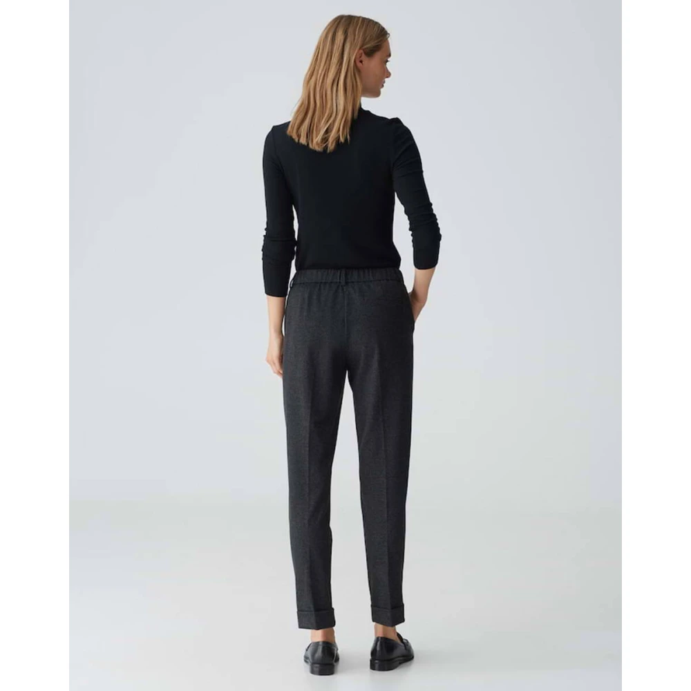 Opus Melina Remix Stijlvolle Broek Black Dames