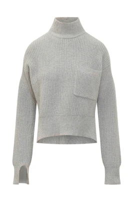 Grå Turtleneck Sweater