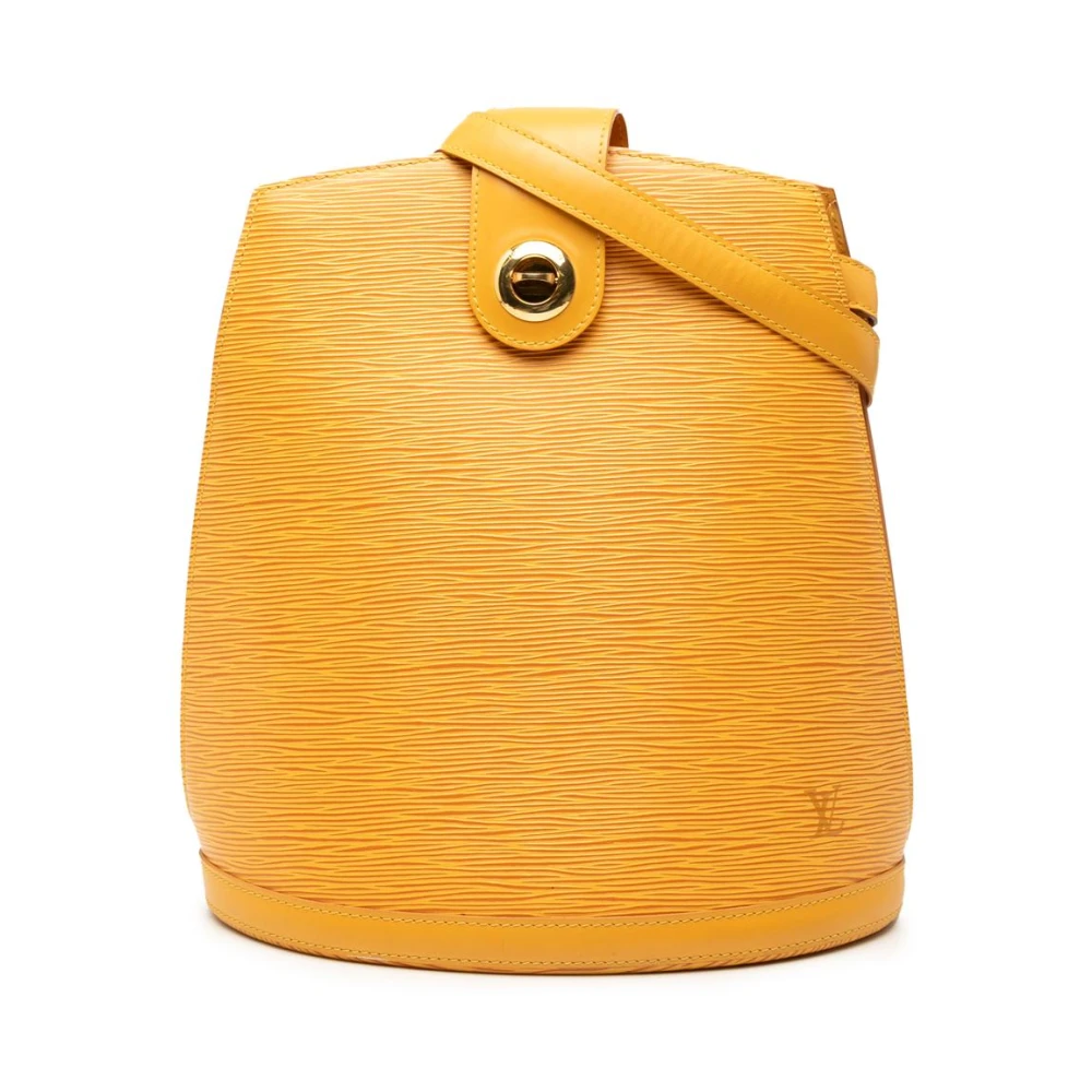 Louis Vuitton Vintage Women's Yellow Pre-Owned Bucket Shoulder Bag