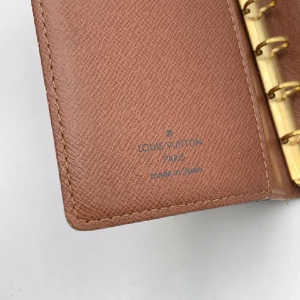 Louis Vuitton Vintage Pre-owned Fabric home-office Brown Dames