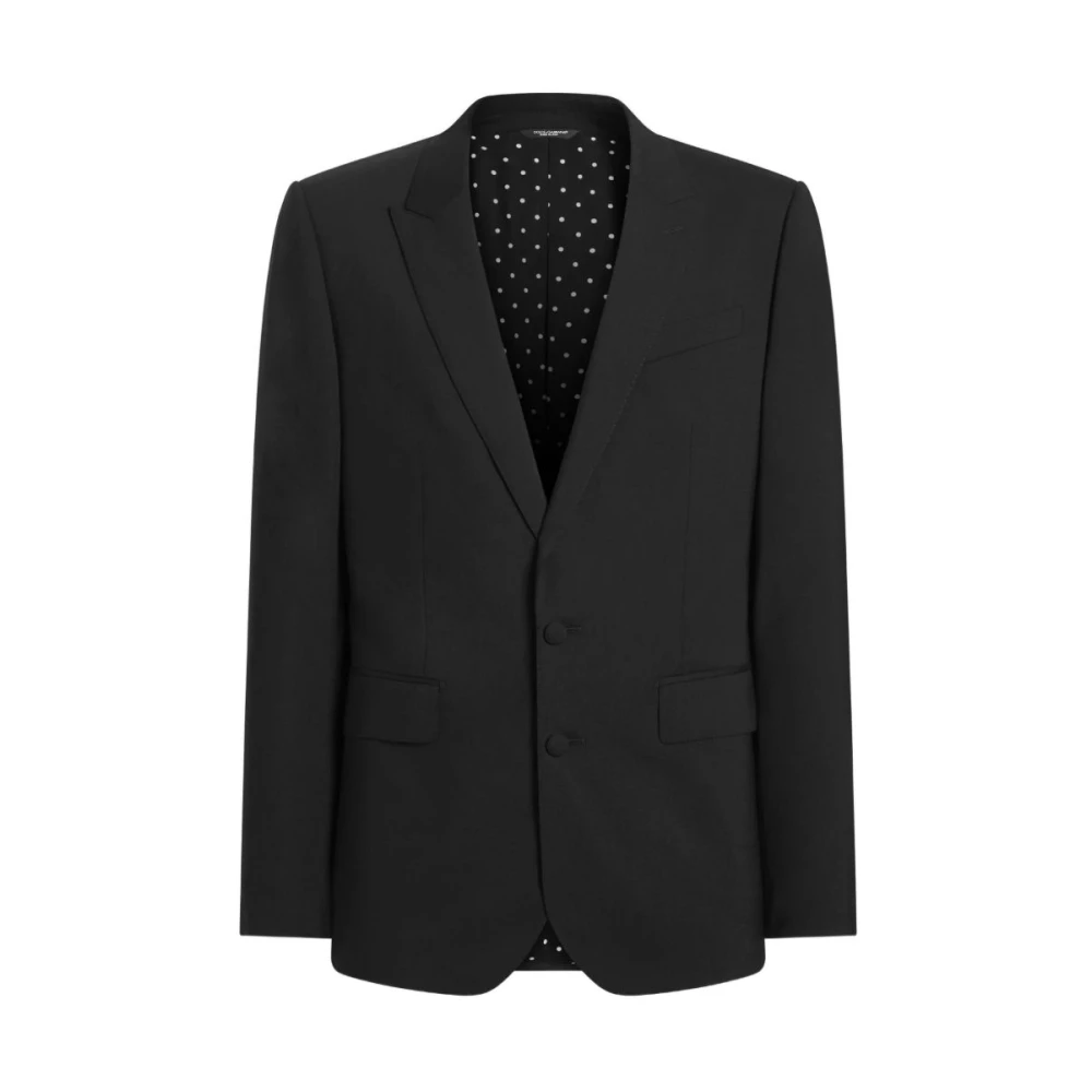 Dolce & Gabbana Men's Black Jackets - Blazers - L - Jackets