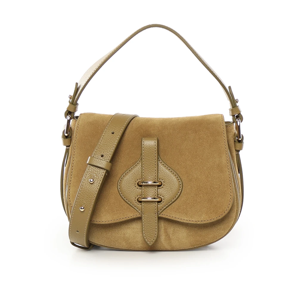 Coccinelle Women's Brown Suede Handbag - Cross Body Bags - One Size - Bags