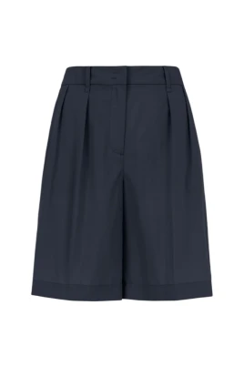 Flowing lyocell Bermuda Shorts