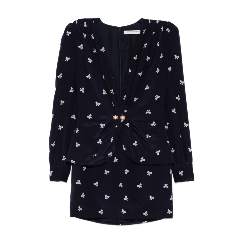 Tシャツ・カットソー Alessandra Rich Ruffled Neckline T-Shirt Alessandra Rich crystal-embellished graphic-print T-shirt