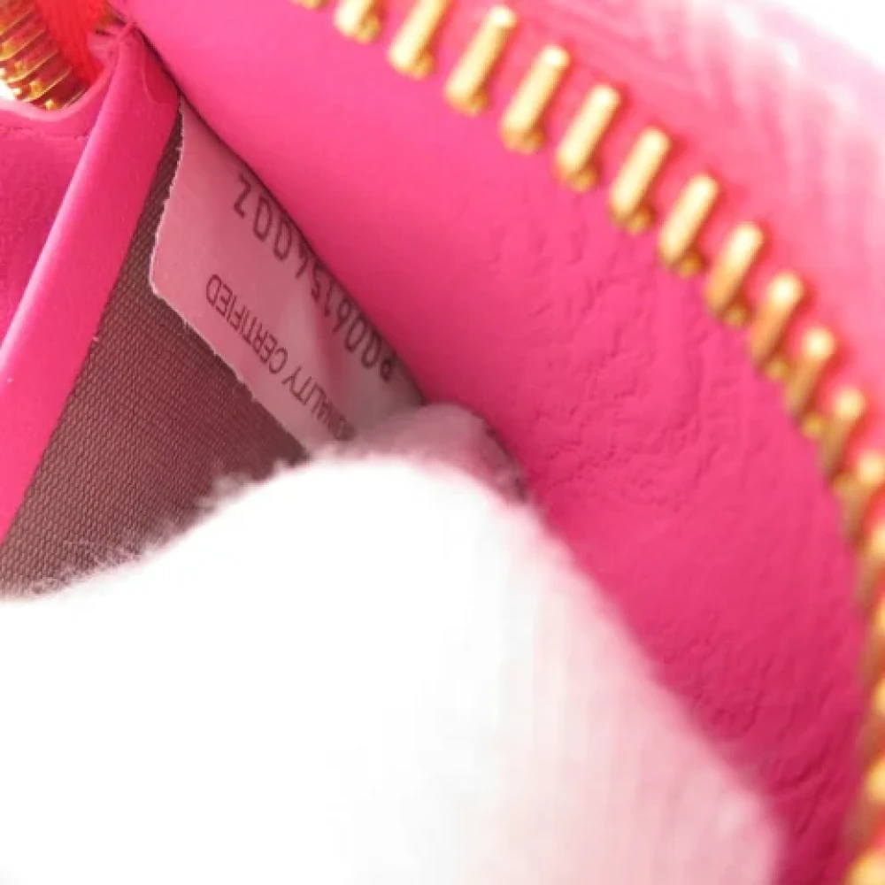 Bottega Veneta Vintage Pre-owned Leather wallets Pink Dames