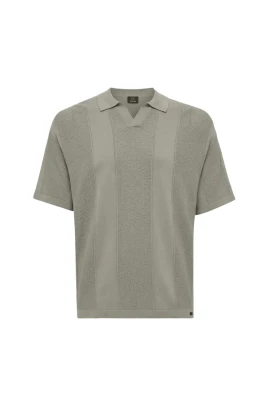 Polo No Buttons SS