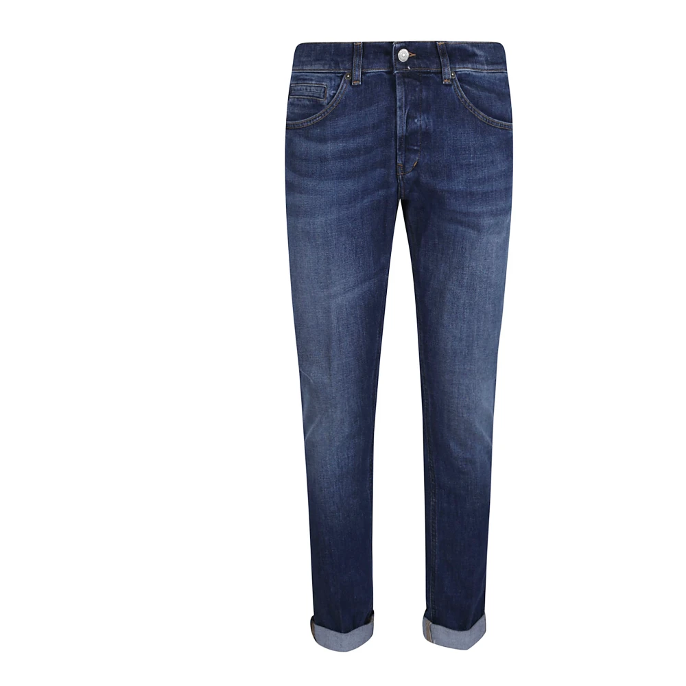 Dondup Men's Blue George Trousers - Slim Fit Jeans - W34 - Jeans