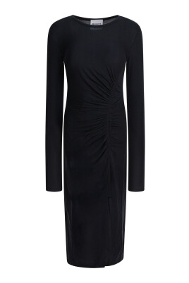 black-jersey-dress-with-front-slit