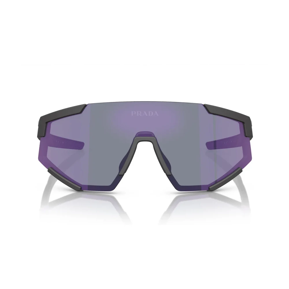 Prada Black Sporty Pillow Shape Sunglasses - Unisex - Sunglasses - 39 Mm - Accessories