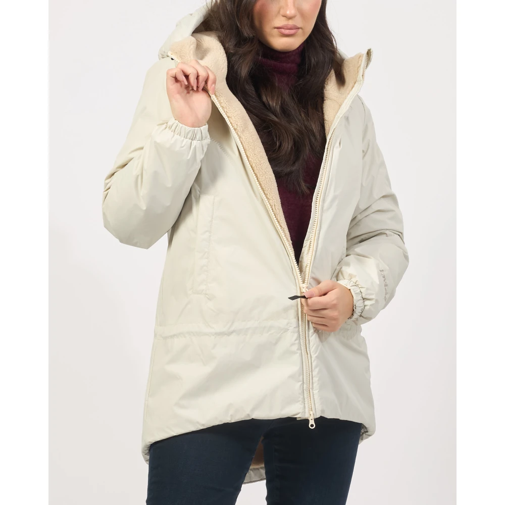Invicta Ivoor Hooded Winterjas Beige Dames