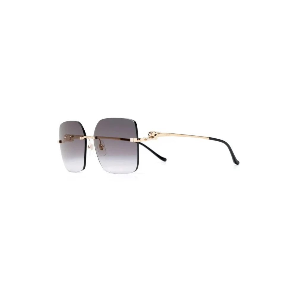 Cartier Women's Yellow Sunglasses, 60 Mm, Panthère Sunglasses