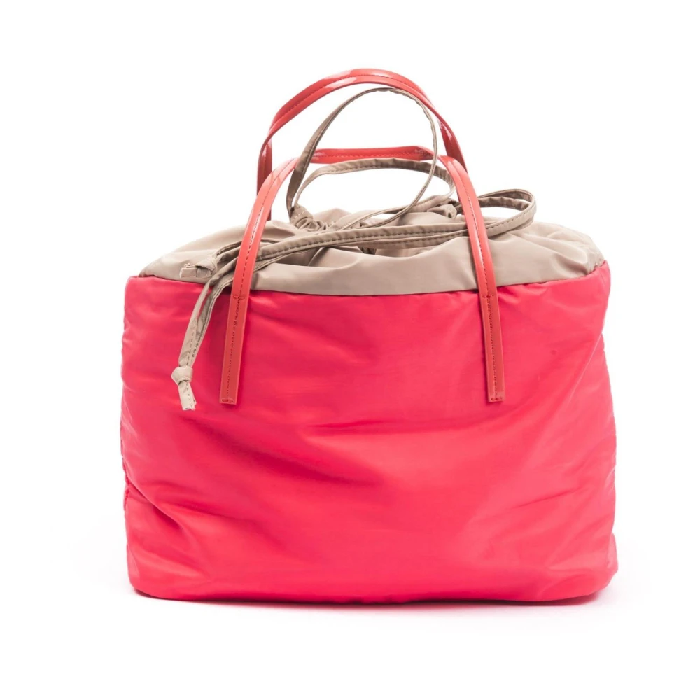 Byblos Elegante Stoffen Shopper Tote Red Dames