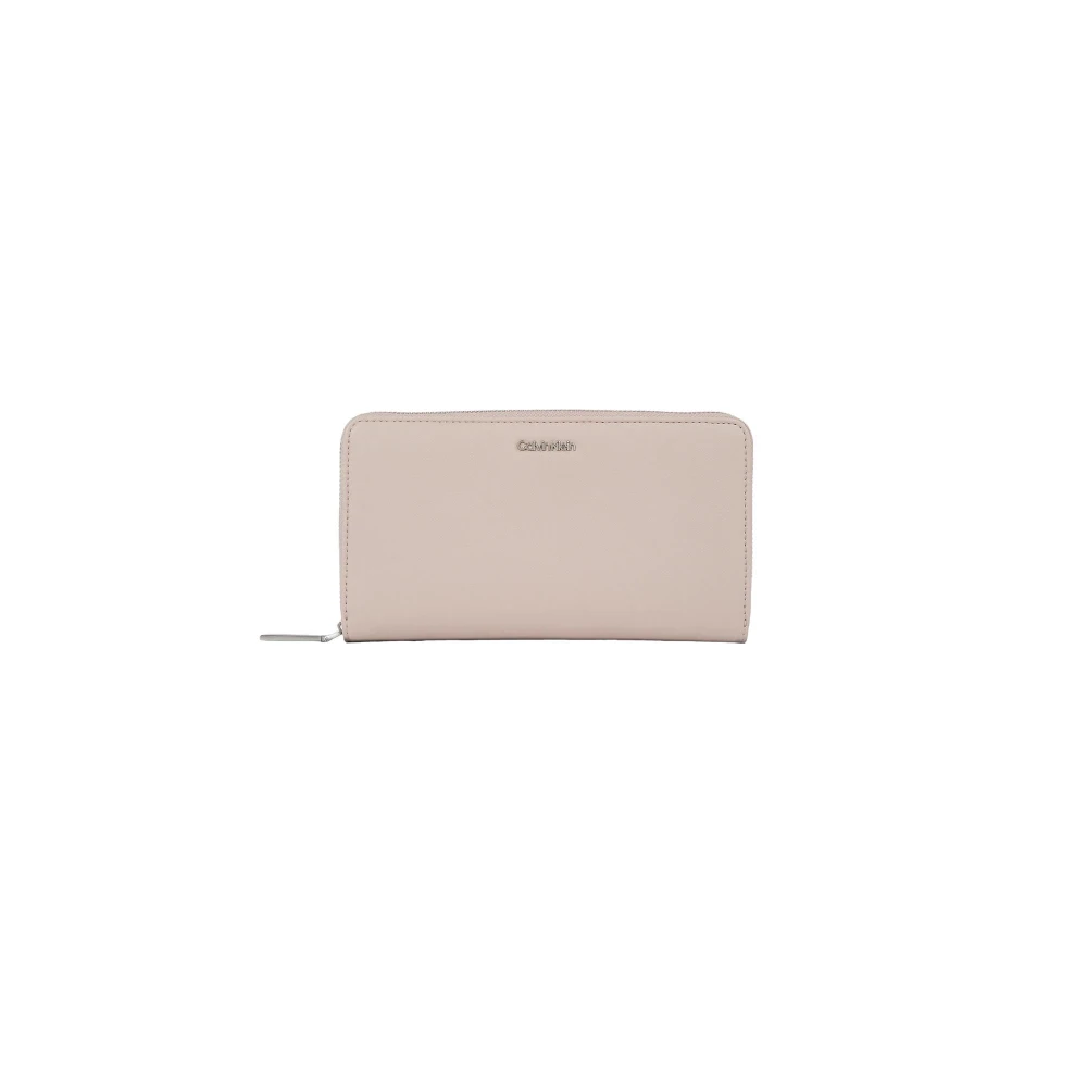 Calvin Klein Roze Rits Portemonnee Pink Dames