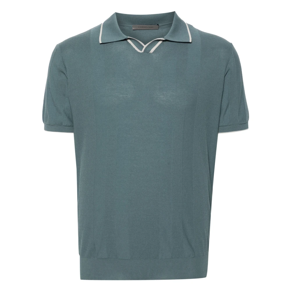 Corneliani Groene Casual Polo Shirt Green Heren