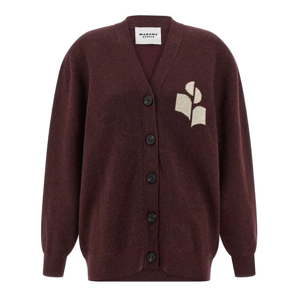 Marant Étoile Röd Norton Cardigan