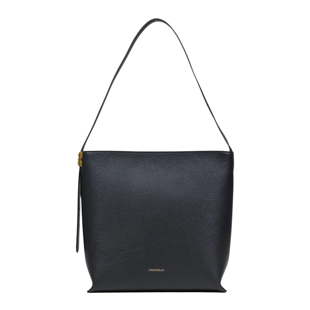 Coccinelle Women's Black Shoulder Bags, One Size, C-Me Lock Medium