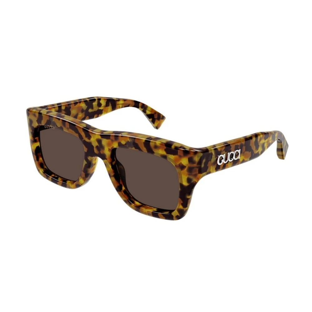 Gucci Men's Brown Gg1811s 002 Sunglasses - Sunglasses - 52 Mm - Accessories