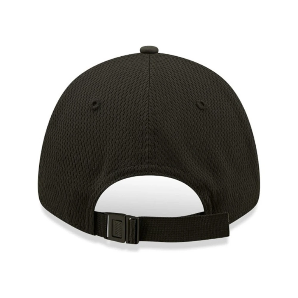 new era Zwarte Bulls Tech Mesh Pet Black Heren