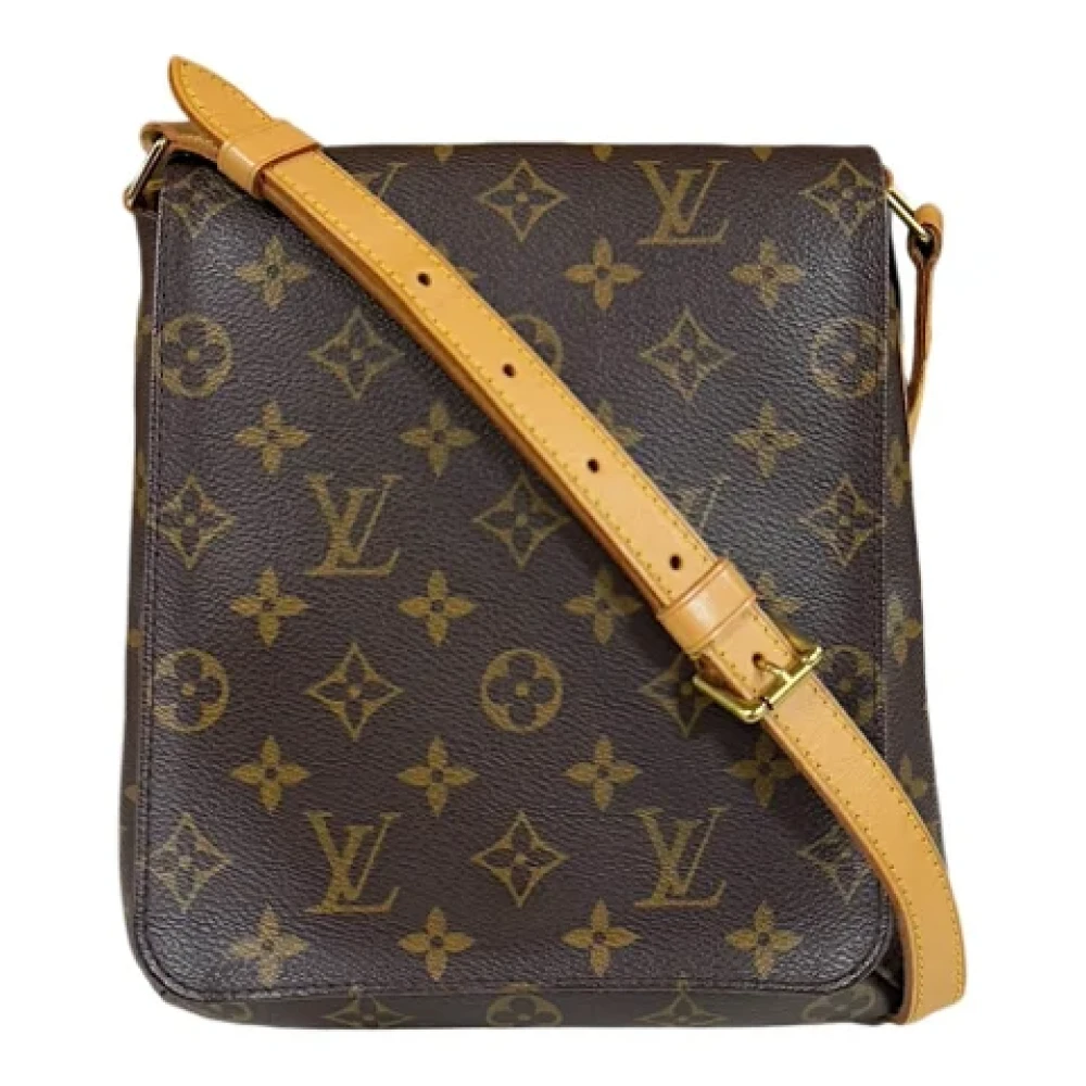 Louis Vuitton Vintage Pre-owned Canvas shoulder-bags Brown Dames