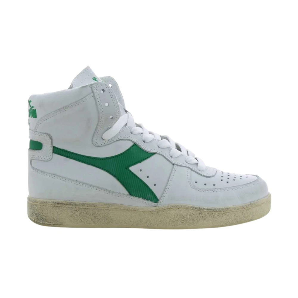 Diadora Groene MI Basket Used W23 Dames Sneakers White Dames
