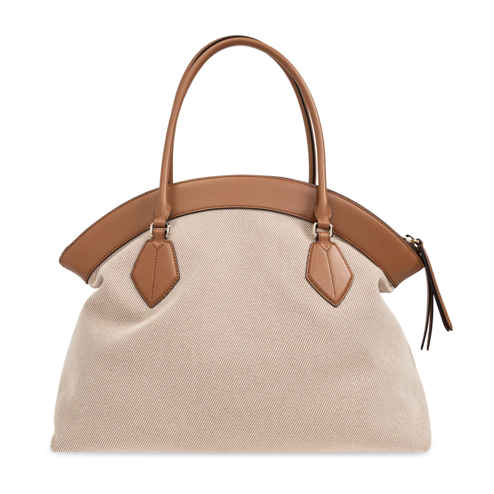 Furla Tas 'Erica XL' Beige Dames