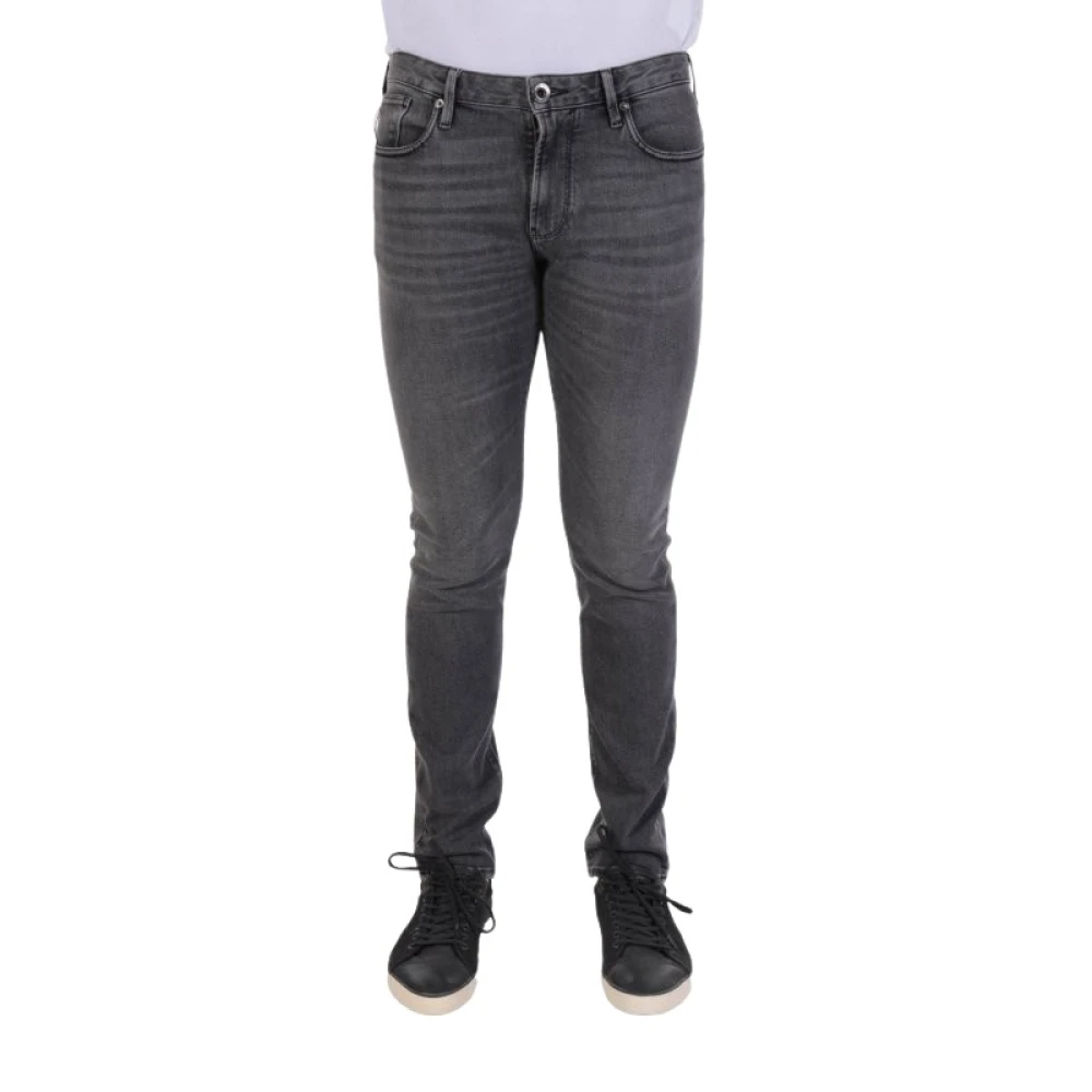 Emporio Armani Herren Grau J06 Slim Fit Jeans
