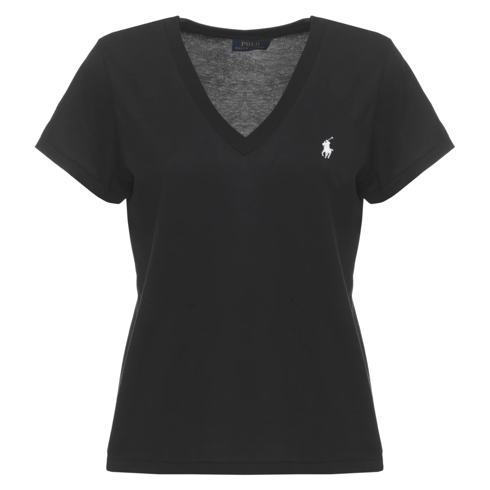 Ralph Lauren Donna Nero Top, L, New,