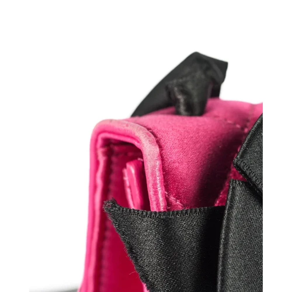 Chanel Vintage Pre-owned Fabric chanel-bags Pink Dames