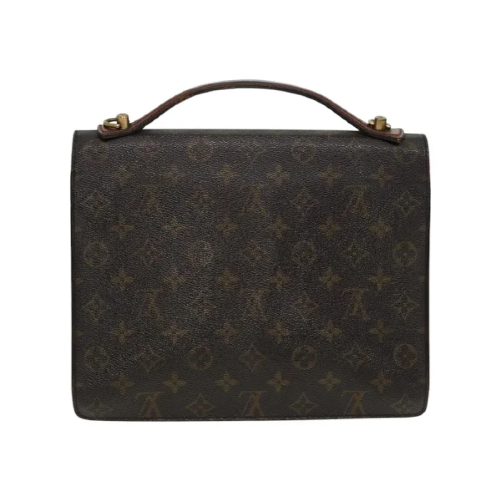Louis Vuitton Vintage Pre-owned Canvas handbags Black Dames