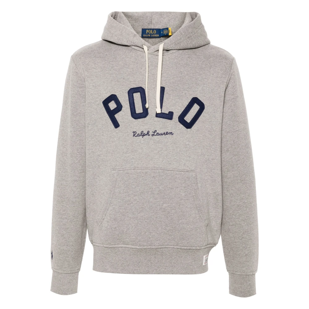 Ralph Lauren Klassieke hoodie met externe zakken Gray Heren