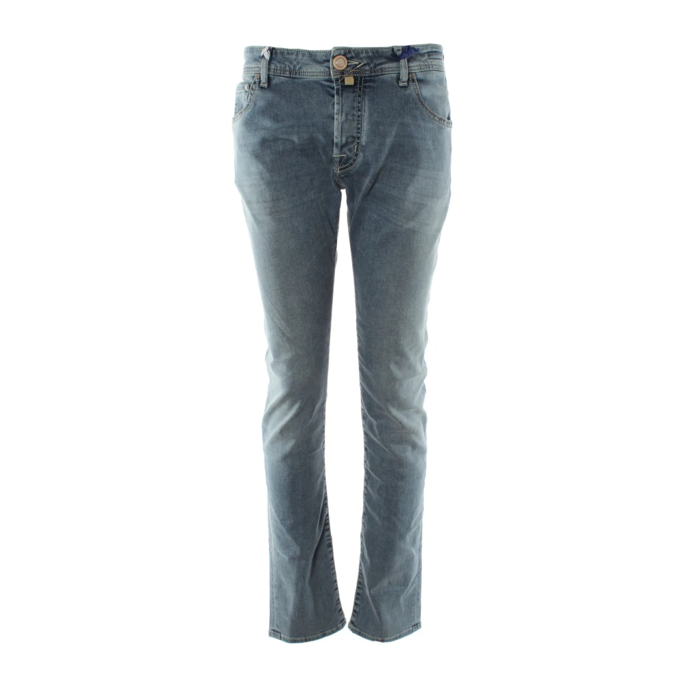 Jacob Cohën Men's Blue Slim Fit Jeans - Straight Fit Jeans - W38 - Jeans