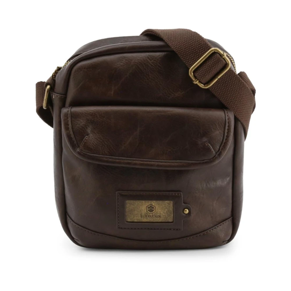 Lumberjack Brun Stilig Crossbodyväska För Män