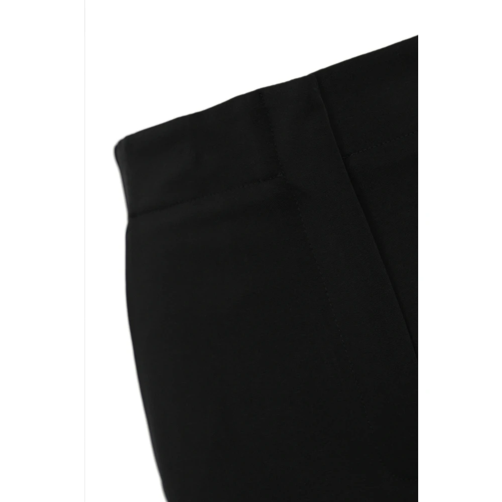 Liviana Conti Zwarte Milano Broek Wijde Pijp Black Dames