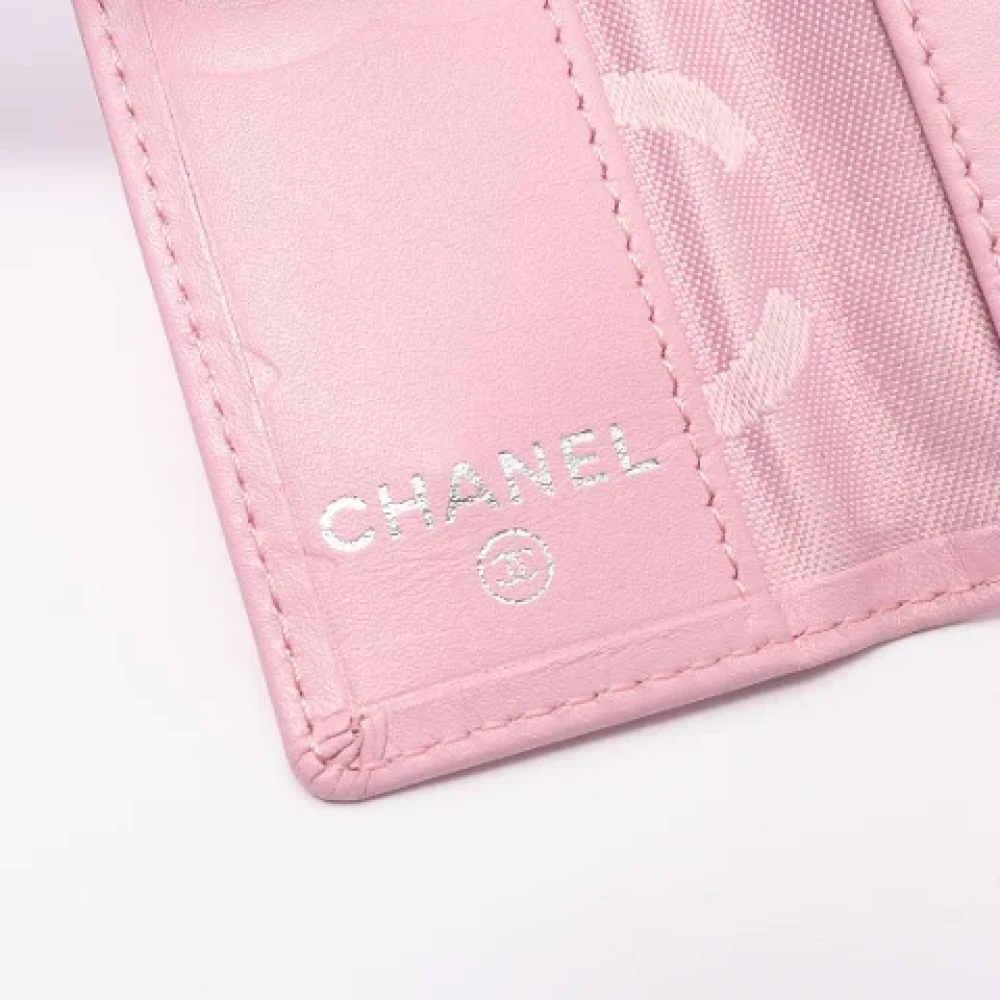 Chanel Vintage Pre-owned Leather key-holders Pink Dames