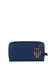 Luxury Wallet - Fendi Blue Leather Wallet