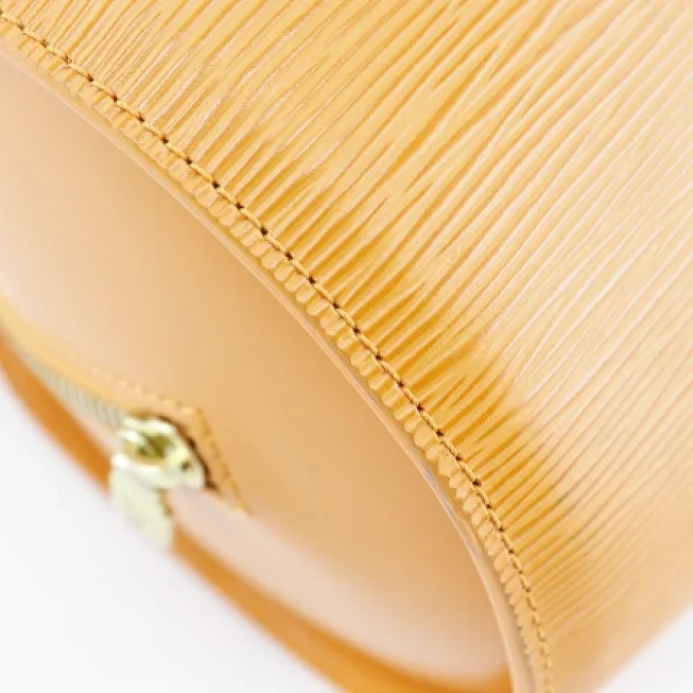 Louis Vuitton Vintage Pre-owned Leather handbags Orange Dames