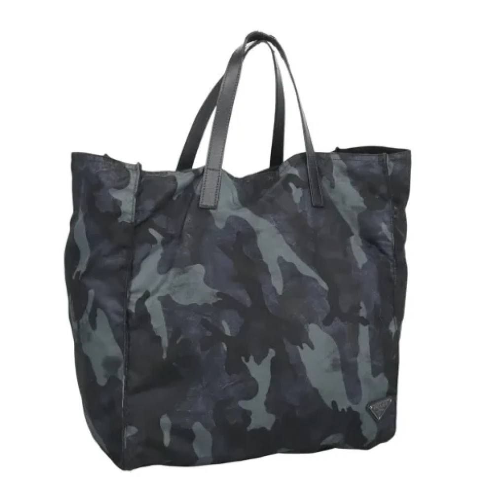 Prada Vintage Pre-owned Nylon prada-bags Black Dames