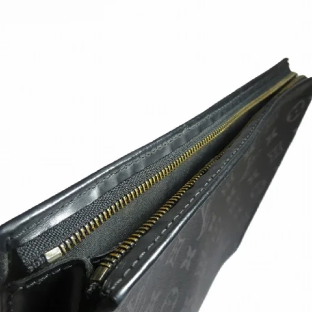 Louis Vuitton Vintage Pre-owned Fabric clutches Black Heren