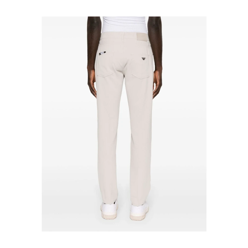Emporio Armani Logo Detail Herenbroek White Heren